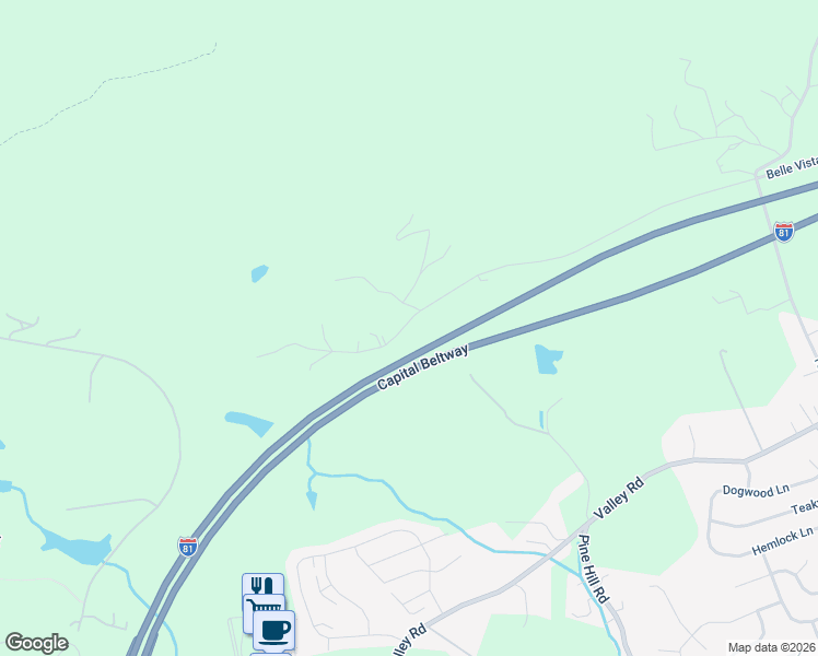 map of restaurants, bars, coffee shops, grocery stores, and more near 1622 Holtz Road in Enola