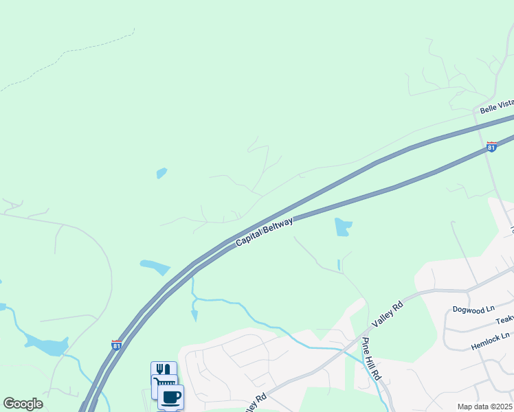 map of restaurants, bars, coffee shops, grocery stores, and more near 1607 Holtz Road in Enola