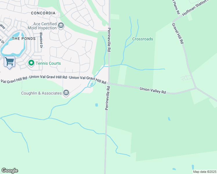 map of restaurants, bars, coffee shops, grocery stores, and more near 1539 Perrineville Road in Monroe Township