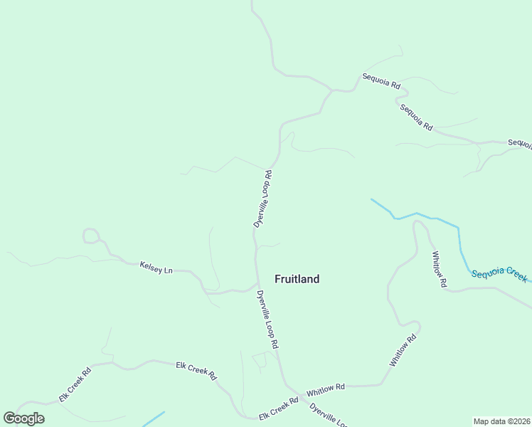 map of restaurants, bars, coffee shops, grocery stores, and more near 9897 Dyerville Loop Road in Myers Flat