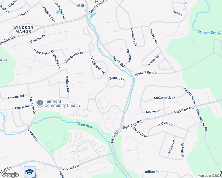 map of restaurants, bars, coffee shops, grocery stores, and more near 6488 Terrace Court in Harrisburg