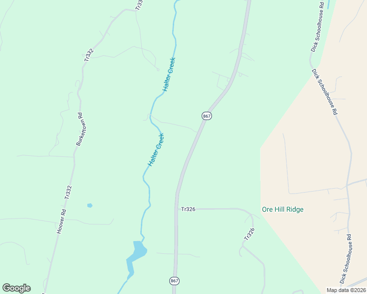 map of restaurants, bars, coffee shops, grocery stores, and more near Tr607 in Roaring Spring