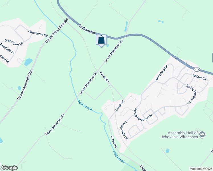 map of restaurants, bars, coffee shops, grocery stores, and more near 1732 Creek Road in Furlong