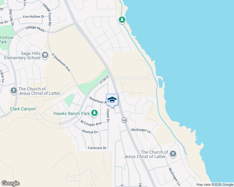 map of restaurants, bars, coffee shops, grocery stores, and more near 3668 Redwood Road in Saratoga Springs