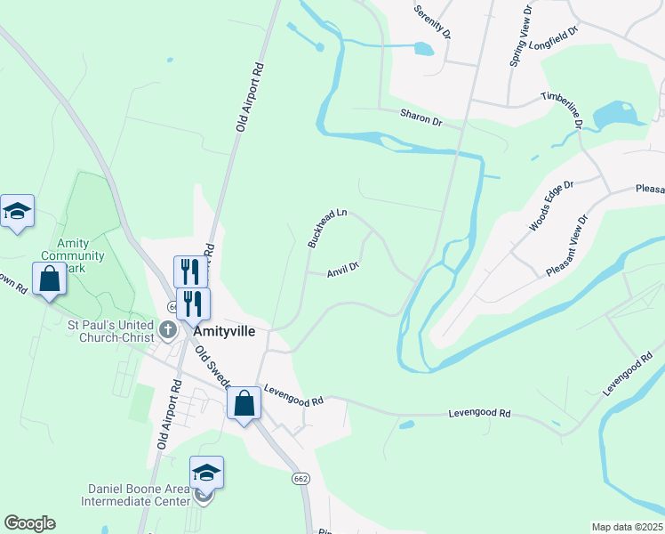 map of restaurants, bars, coffee shops, grocery stores, and more near 335 Anvil Drive in Douglassville