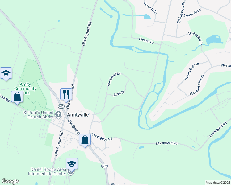 map of restaurants, bars, coffee shops, grocery stores, and more near 335 Anvil Drive in Douglassville