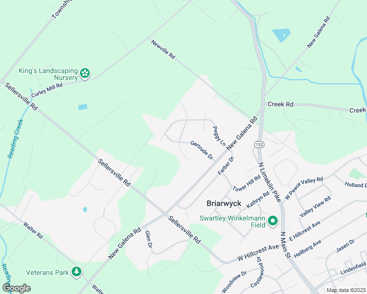 map of restaurants, bars, coffee shops, grocery stores, and more near 113 Richard Drive in Chalfont