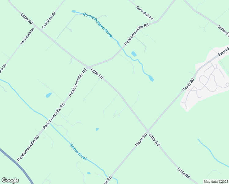 map of restaurants, bars, coffee shops, grocery stores, and more near 3208 Little Road in Perkiomenville