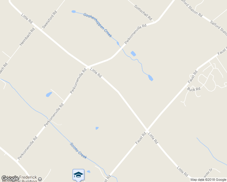 map of restaurants, bars, coffee shops, grocery stores, and more near 3208 Little Road in Perkiomenville