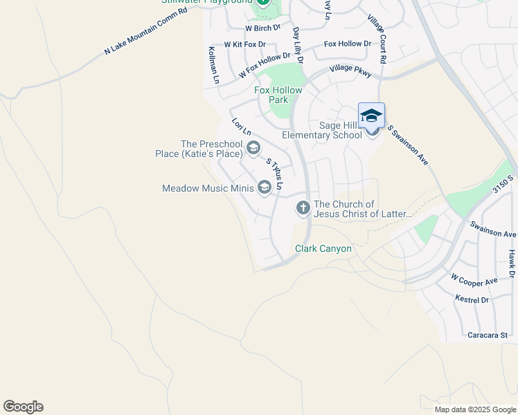 map of restaurants, bars, coffee shops, grocery stores, and more near 3239 South Iron Hill Circle in Saratoga Springs