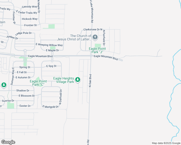 map of restaurants, bars, coffee shops, grocery stores, and more near 3944 North Eagle Meadows Drive in Eagle Mountain