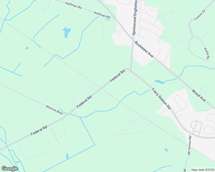 map of restaurants, bars, coffee shops, grocery stores, and more near 15 Federal Road in Monroe Township
