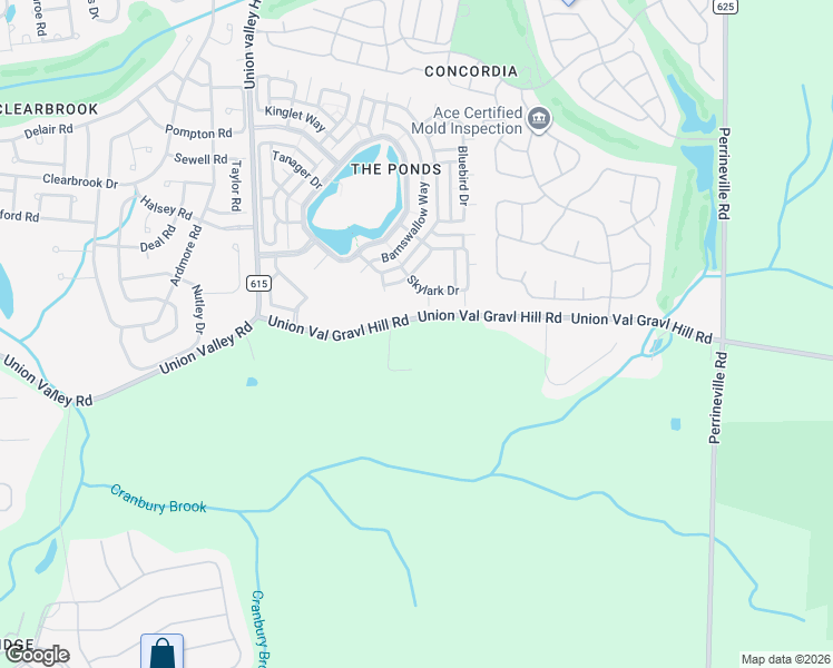map of restaurants, bars, coffee shops, grocery stores, and more near 86 Union Valley Road in Monroe Township