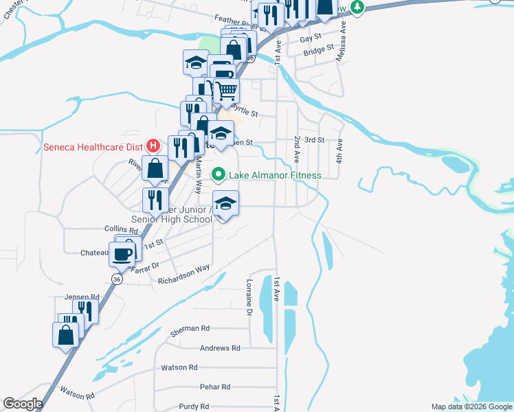 map of restaurants, bars, coffee shops, grocery stores, and more near 201-277 Moody Meadow Rd in Westwood