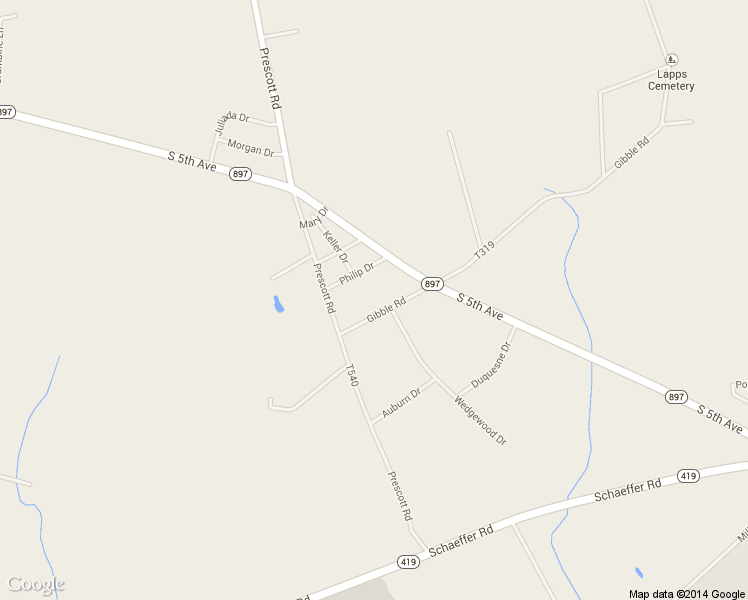 map of restaurants, bars, coffee shops, grocery stores, and more near 105 Gibble Road in Lebanon