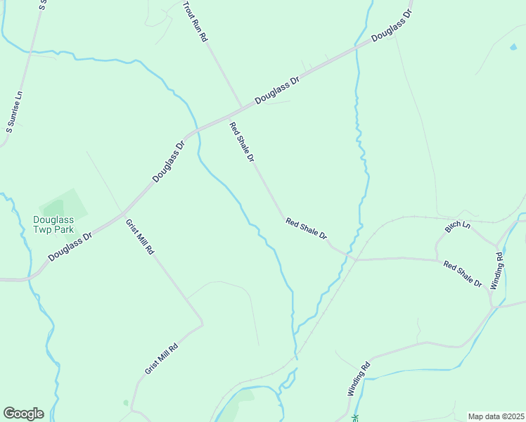 map of restaurants, bars, coffee shops, grocery stores, and more near 182 Red Shale Drive in Boyertown