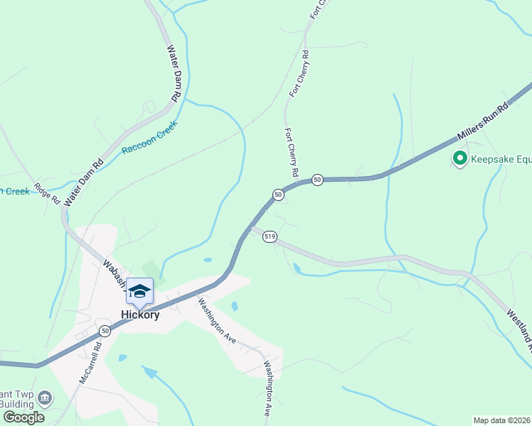 map of restaurants, bars, coffee shops, grocery stores, and more near 9 Main Street in Hickory