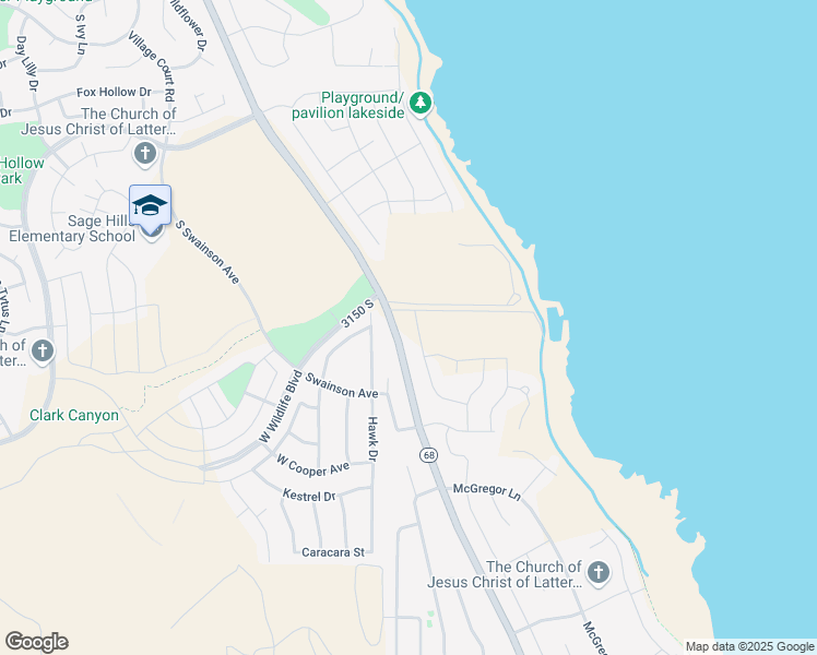 map of restaurants, bars, coffee shops, grocery stores, and more near 3203 South Blue Heron Drive in Saratoga Springs