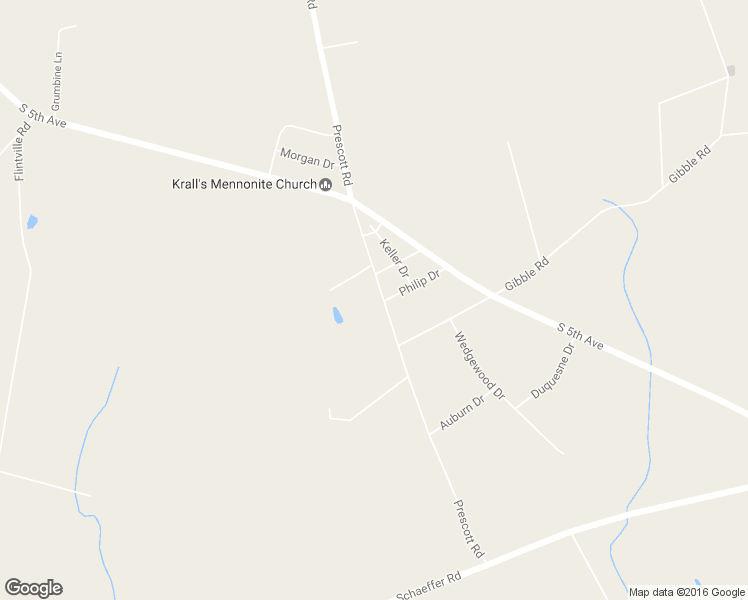 map of restaurants, bars, coffee shops, grocery stores, and more near 2409 Prescott Road in Lebanon