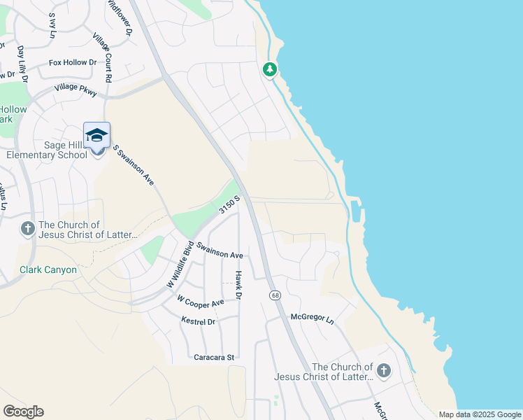 map of restaurants, bars, coffee shops, grocery stores, and more near 3193 South Blue Heron Drive in Saratoga Springs