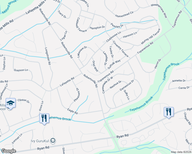 map of restaurants, bars, coffee shops, grocery stores, and more near 64 Suffolk Way in Marlboro