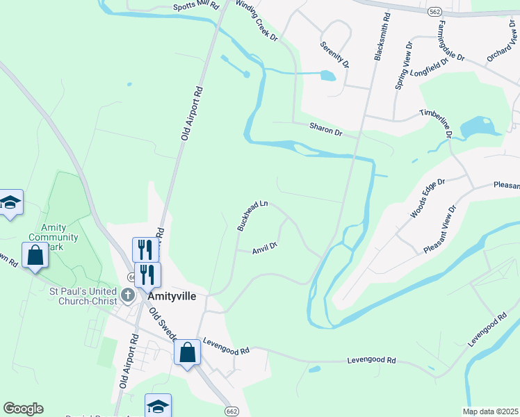 map of restaurants, bars, coffee shops, grocery stores, and more near 264 Buckhead Lane in Douglassville