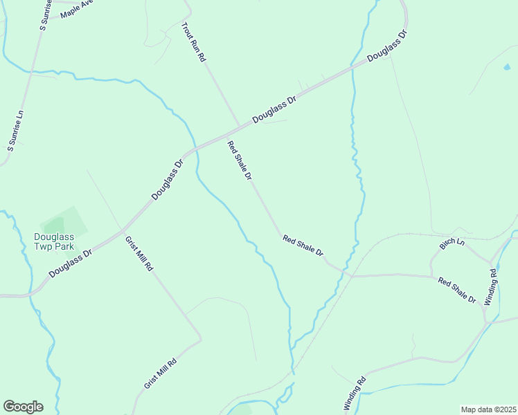 map of restaurants, bars, coffee shops, grocery stores, and more near 182 Red Shale Drive in Boyertown