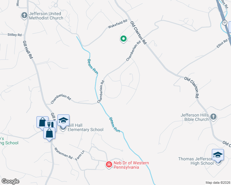 map of restaurants, bars, coffee shops, grocery stores, and more near 5005 Blue Ridge Drive in Clairton