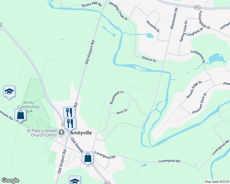 map of restaurants, bars, coffee shops, grocery stores, and more near 269 Buckhead Lane in Douglassville