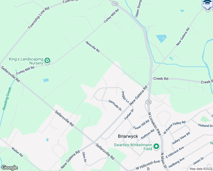 map of restaurants, bars, coffee shops, grocery stores, and more near 113 Richard Drive in Chalfont