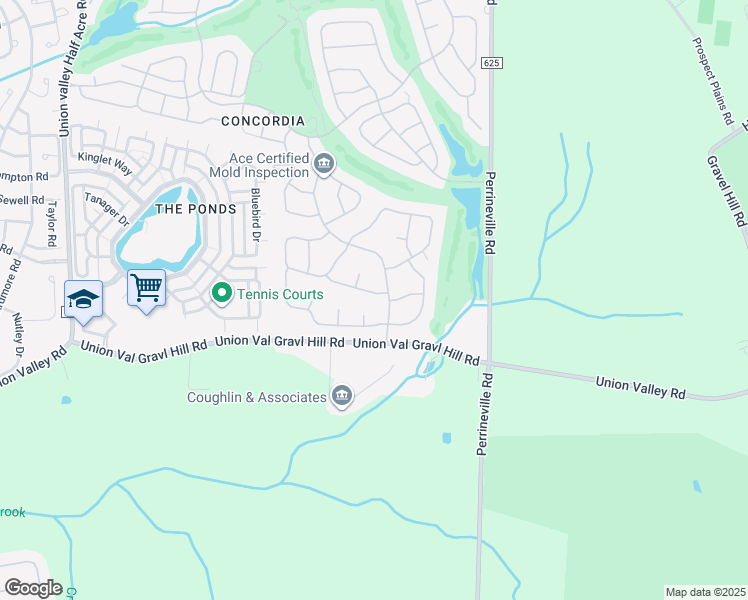 map of restaurants, bars, coffee shops, grocery stores, and more near 1D Cambridge Drive in Monroe Township