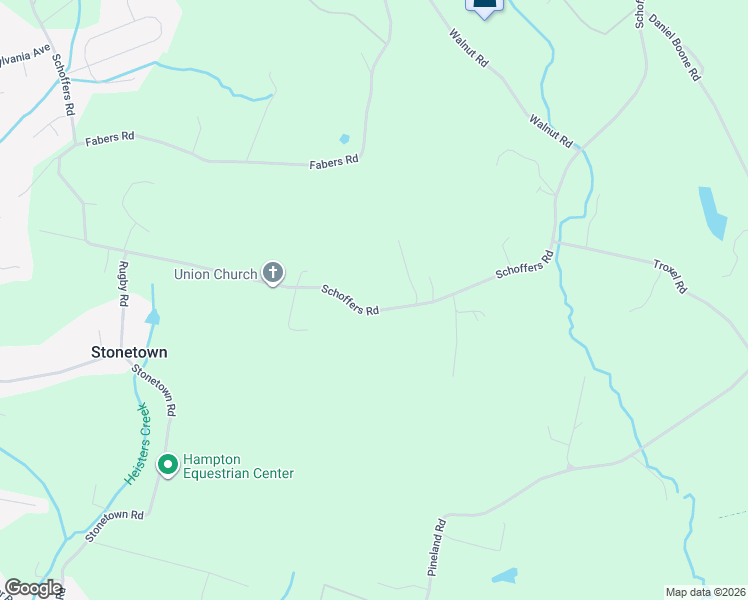 map of restaurants, bars, coffee shops, grocery stores, and more near 1180 Schoffers Road in Birdsboro