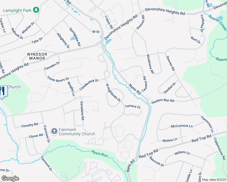 map of restaurants, bars, coffee shops, grocery stores, and more near 6248 South Highlands Circle in Harrisburg