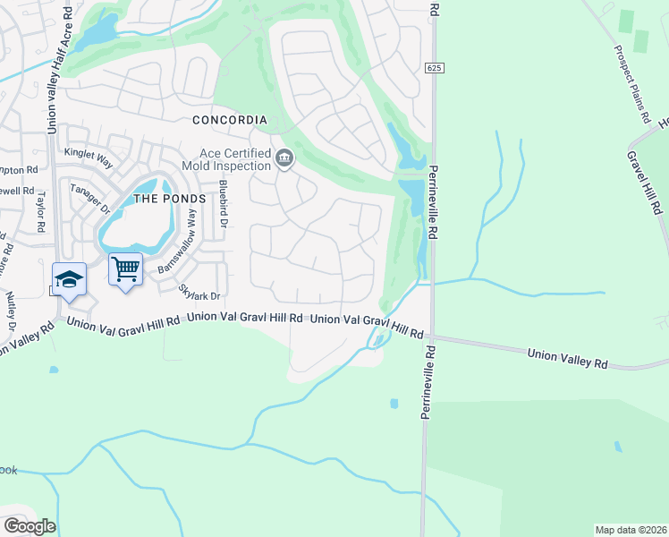 map of restaurants, bars, coffee shops, grocery stores, and more near 40 George Washington Drive in Monroe Township