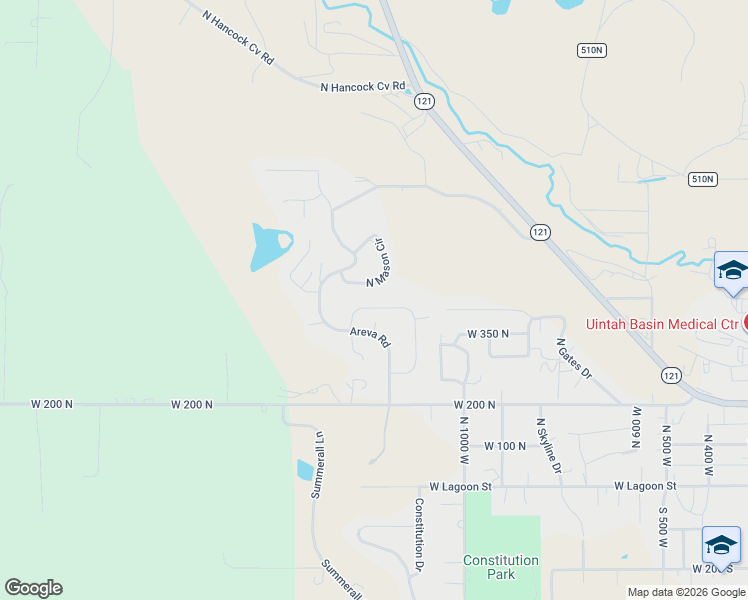 map of restaurants, bars, coffee shops, grocery stores, and more near 1198 West Grayhawk Loop in Roosevelt