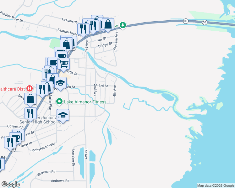 map of restaurants, bars, coffee shops, grocery stores, and more near 1844 Greenville Wolf Creek Road in Greenville