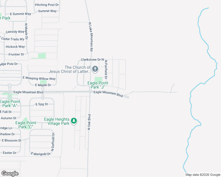 map of restaurants, bars, coffee shops, grocery stores, and more near 2862 Carriage Hill Drive in Eagle Mountain