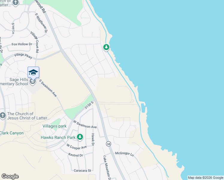 map of restaurants, bars, coffee shops, grocery stores, and more near Westlake Road in Saratoga Springs