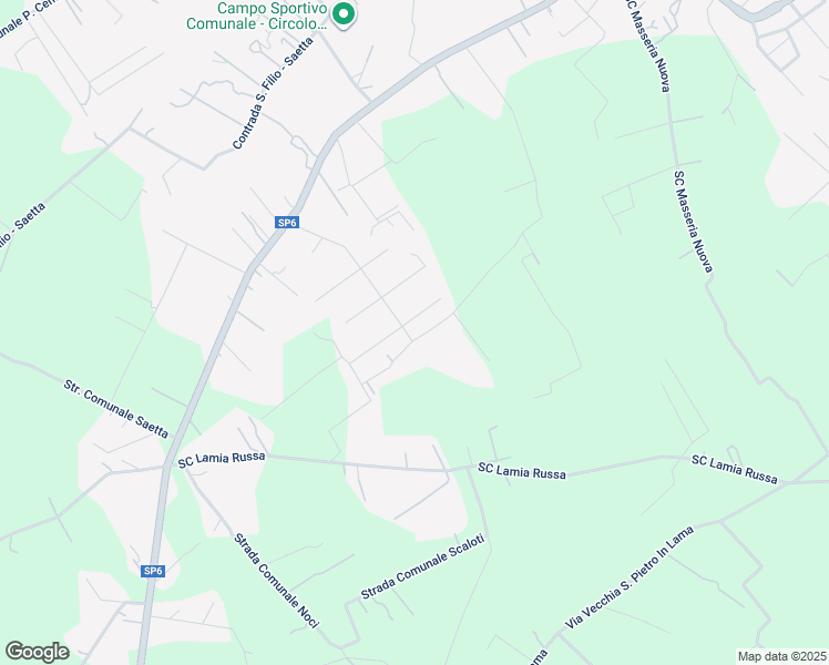 map of restaurants, bars, coffee shops, grocery stores, and more near 3 Via Molise in Monteroni di Lecce