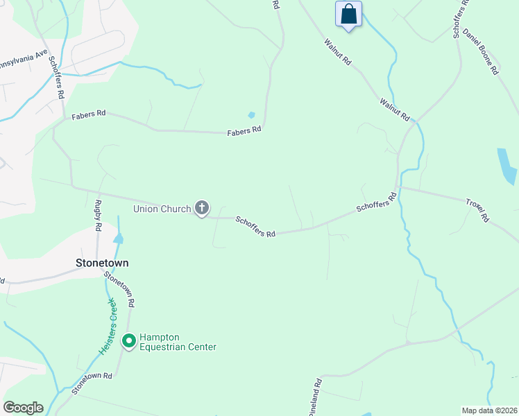 map of restaurants, bars, coffee shops, grocery stores, and more near 1180 Schoffers Road in Birdsboro