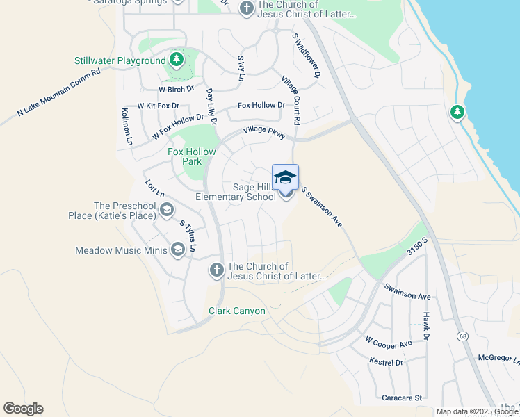 map of restaurants, bars, coffee shops, grocery stores, and more near Hollow Way in Saratoga Springs