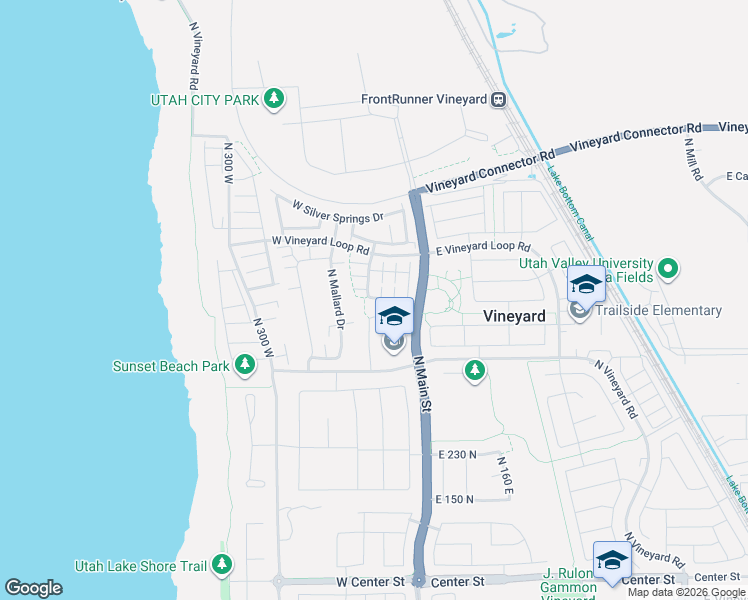 map of restaurants, bars, coffee shops, grocery stores, and more near 103 West 520 North in Orem