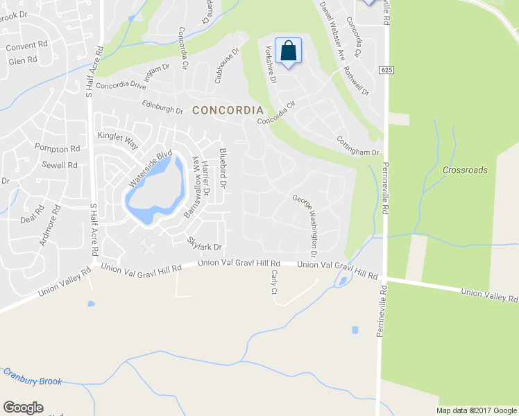 map of restaurants, bars, coffee shops, grocery stores, and more near 6 Rutherford Hayes Drive in Monroe Township
