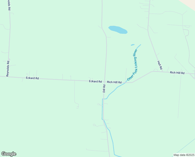 map of restaurants, bars, coffee shops, grocery stores, and more near 2105 Eckard Rd in Centerburg