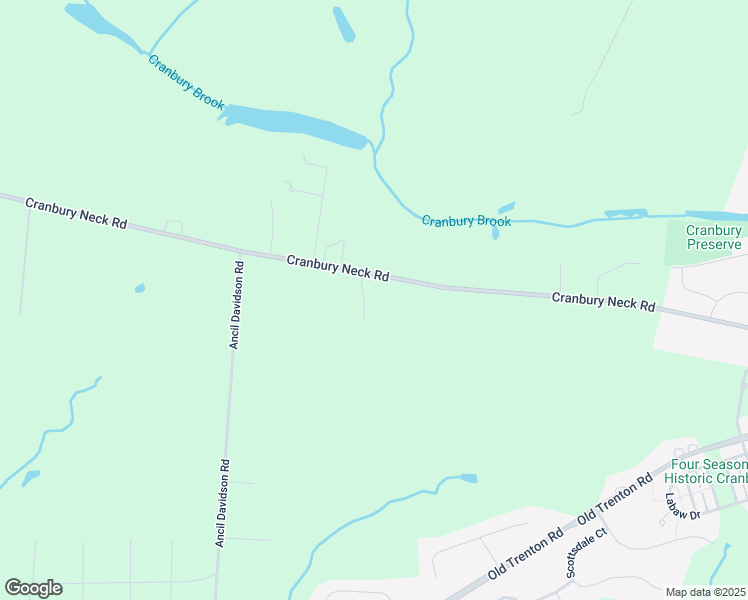 map of restaurants, bars, coffee shops, grocery stores, and more near 3 Applegate Court in Cranbury