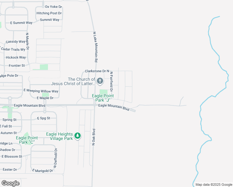 map of restaurants, bars, coffee shops, grocery stores, and more near 4097 North Cedar Valley Drive in Eagle Mountain