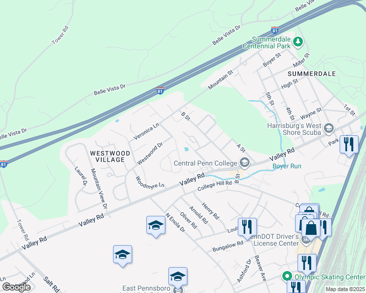 map of restaurants, bars, coffee shops, grocery stores, and more near 651 Herrin Lane in Summerdale