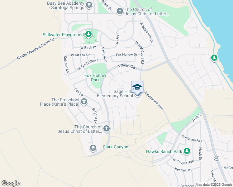 map of restaurants, bars, coffee shops, grocery stores, and more near 3067 South Red Pine Drive in Saratoga Springs