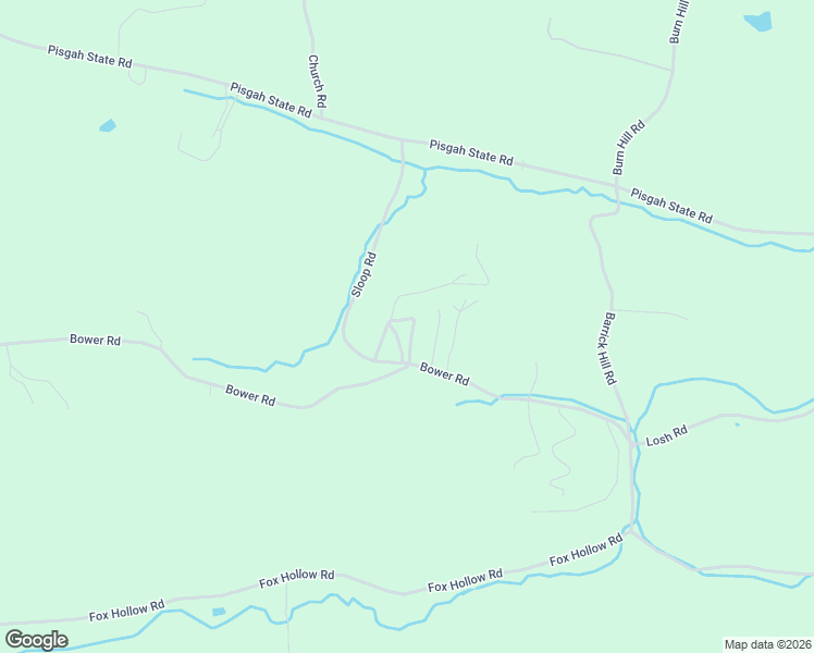 map of restaurants, bars, coffee shops, grocery stores, and more near 845 Bower Road in Shermans Dale