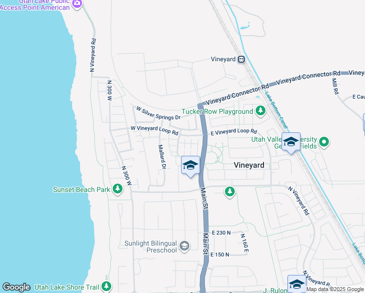 map of restaurants, bars, coffee shops, grocery stores, and more near 103 West 520 North in Orem